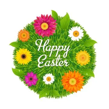 Happy easter ball Stock Illustration