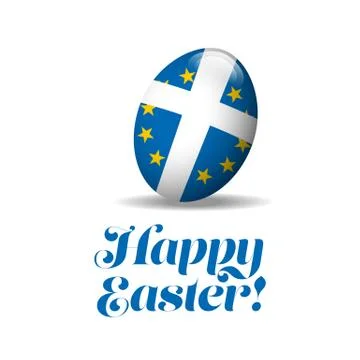 Happy Easter banner Stock Illustration