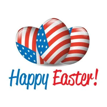 Happy Easter banner Stock Illustration