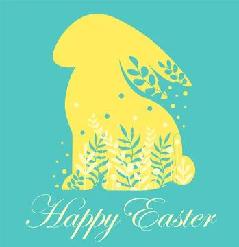 Happy Easter banner, poster, greeting card Stock Illustration