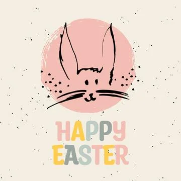 Happy Easter banner, poster, greeting card. Stock Illustration
