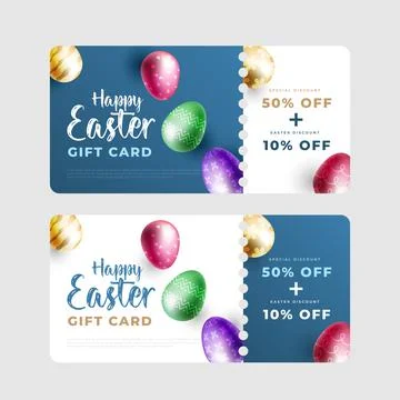 Happy Easter banner, poster, greeting card. Stock Illustration