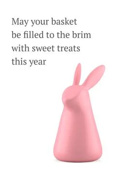 Happy Easter bunny bauble 3d greeting card Christianity holiday design temp.. Stock Illustration