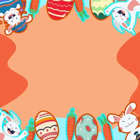 Happy easter bunny day Stock Footage 302255218