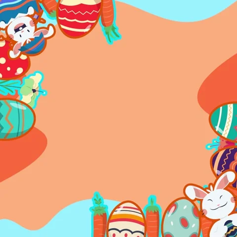 Happy easter bunny day Stock Footage 302255258