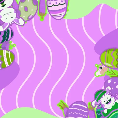 Happy easter bunny day Stock Footage 302255395