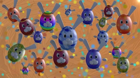 Happy Easter Bunny Stock Footage 106179426