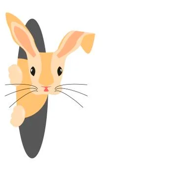 Happy Easter Bunny Stock Illustration