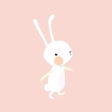 Happy Easter Bunny. 스톡 일러스트