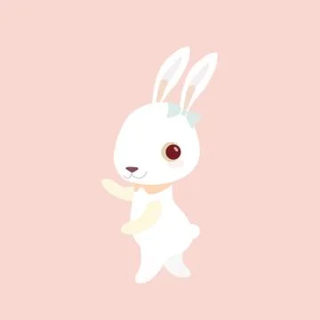 Happy Easter Bunny. Illustrazione stock
