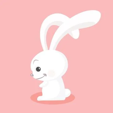 Happy Easter Bunny. Stock Illustration
