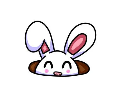 Happy Easter Bunny Stock Illustration