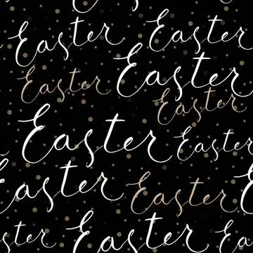 Happy Easter calligraphy write with brush pen Happy Easter calligraphy wri... 스톡 사진