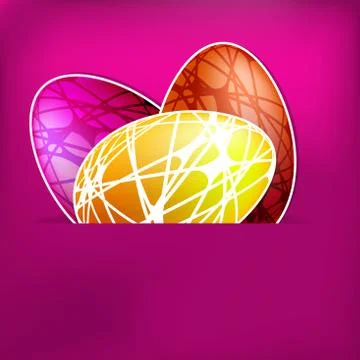 Happy Easter Card. EPS 8 Stock Illustration