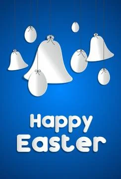 Happy Easter Card Stock Illustration