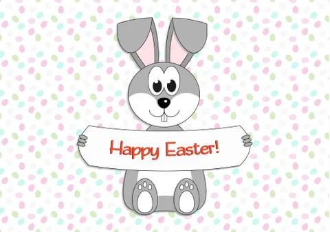 Happy easter card Stock Illustration