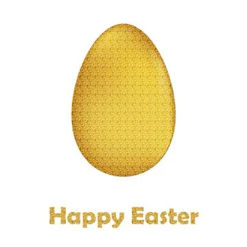 Happy Easter Card Stock Illustration