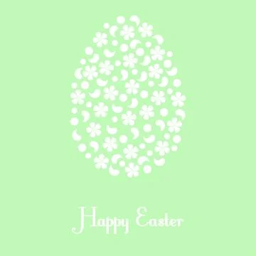 Happy Easter Card Stock Illustration