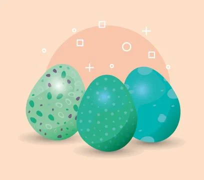 Happy easter card 库存插图