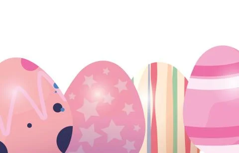 Happy easter card Stock Illustration