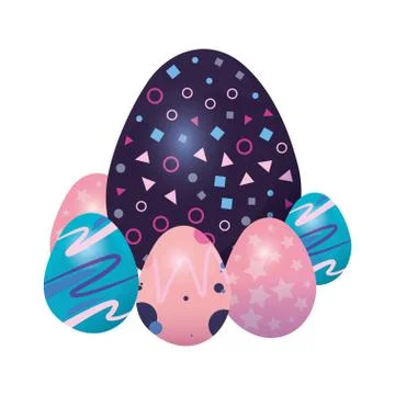 Happy easter card Stock Illustration