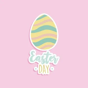 Happy easter card Stock Illustration