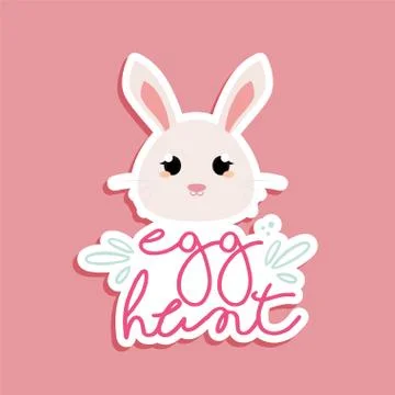 Happy easter card Stock Illustration