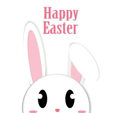 Happy easter card Illustrazione stock