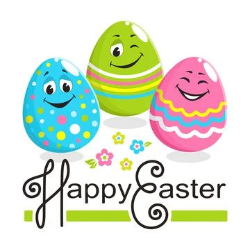 Happy Easter card Stock Illustration
