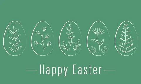 Happy Easter card Stock Illustration