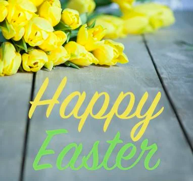 Happy Easter Card Stock Photos