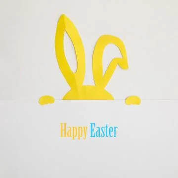 Happy easter card Stock Photos