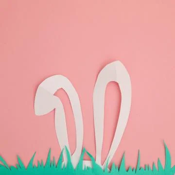 Happy easter card. Stock Photos