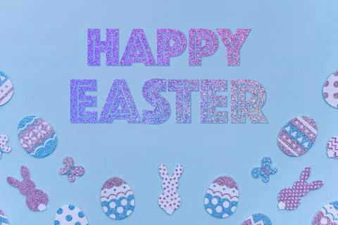 Happy Easter Card. Stock Photos