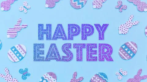 Happy Easter Card. Stock Photos