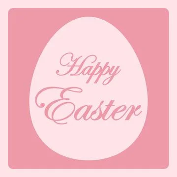 Happy Easter card. Vector illustration Illustrazione stock