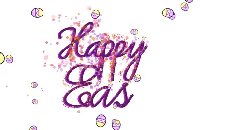 Happy Easter Celebration Stock Footage 61364313