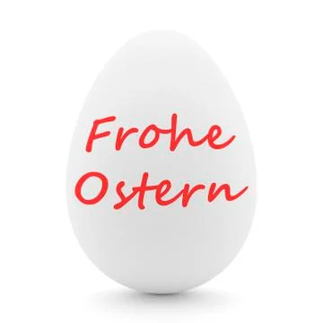 Happy easter with colored egg - Illustration Stock Illustration