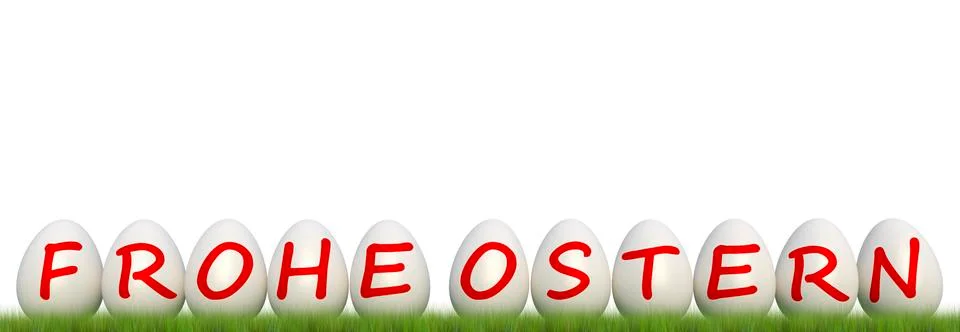 Happy easter with colored egg - Illustration Stock Illustration