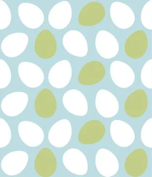 Happy easter colorful eggs seamless pattern, vector Illustrazione stock