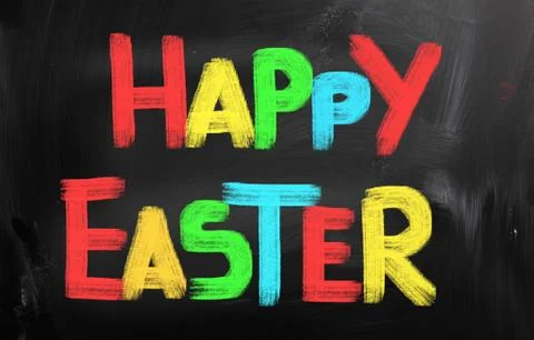 Happy easter concept Stock Illustration