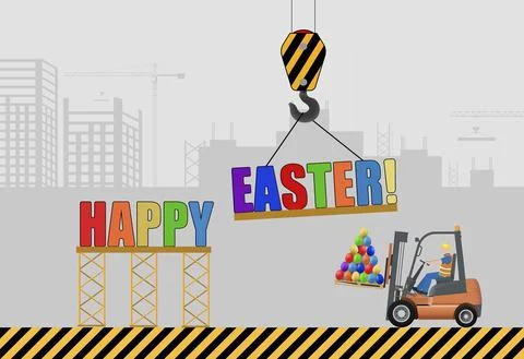 Happy easter concept. Stock Illustration