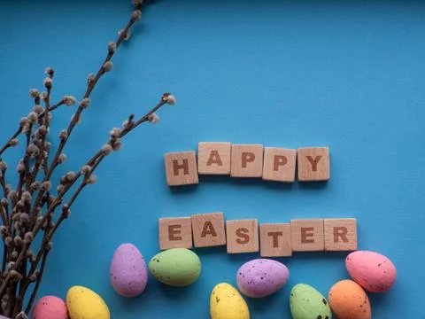 Happy Easter concept Stock Photos