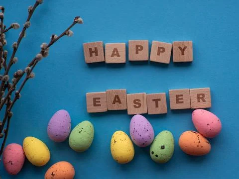 Happy Easter concept Stock Photos
