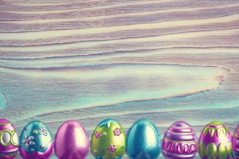 Happy Easter. Congratulatory easter background. Background with copy space. S Stock Photos