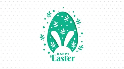 Happy easter day 02 Video stock 343574349