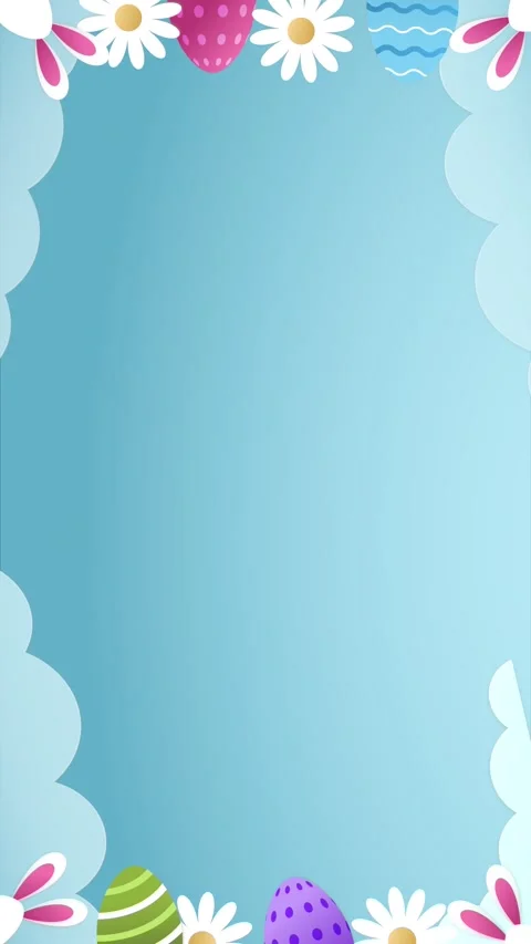 Happy easter day background Stock Footage 301673366