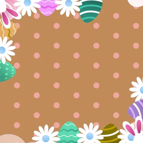 Happy easter day background Stock Footage 301674055