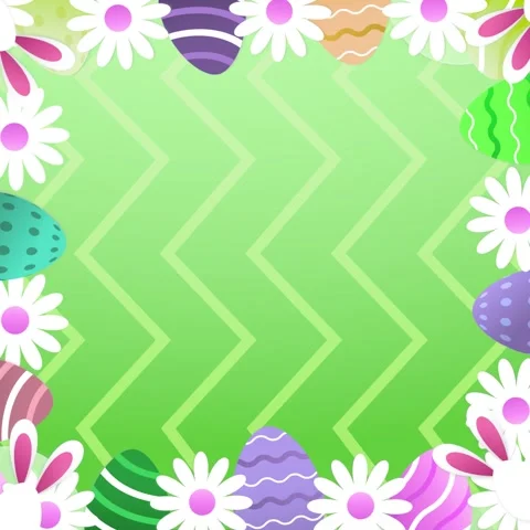 Happy easter day background Stock Footage 301674080