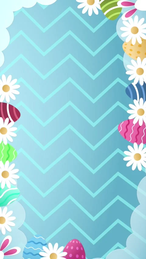 Happy easter day background Stock Footage 301674158